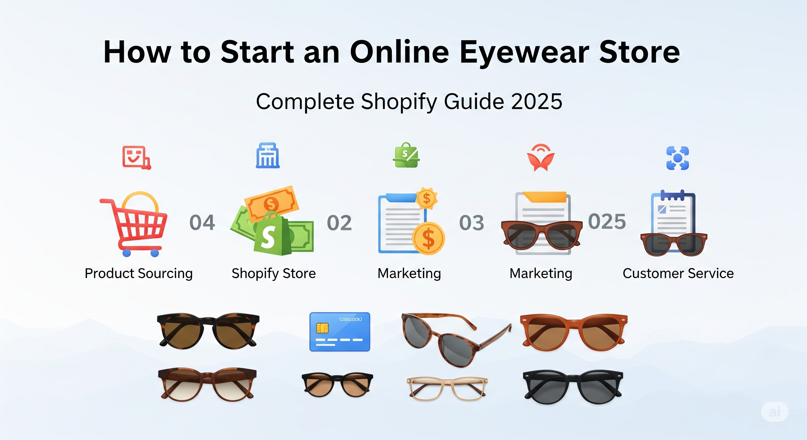 How to Start an Online Eyewear Store: Complete Shopify Guide 2025