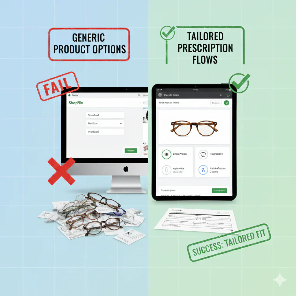Generic Product Options Fail for Prescription Lenses